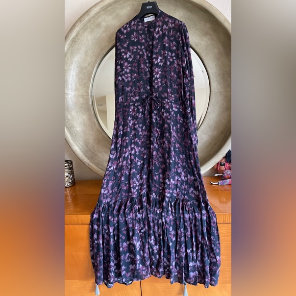 Bella Dahl Floral Print Ruffled
Hem Maxi Dress size XS - Picture 3 of 7